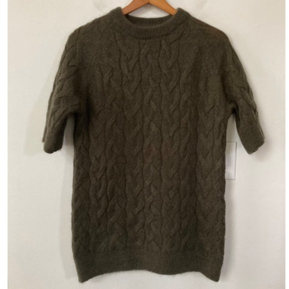 COS Mohair Wool Blend Cable Knit Sweater - Picture 1 of 5